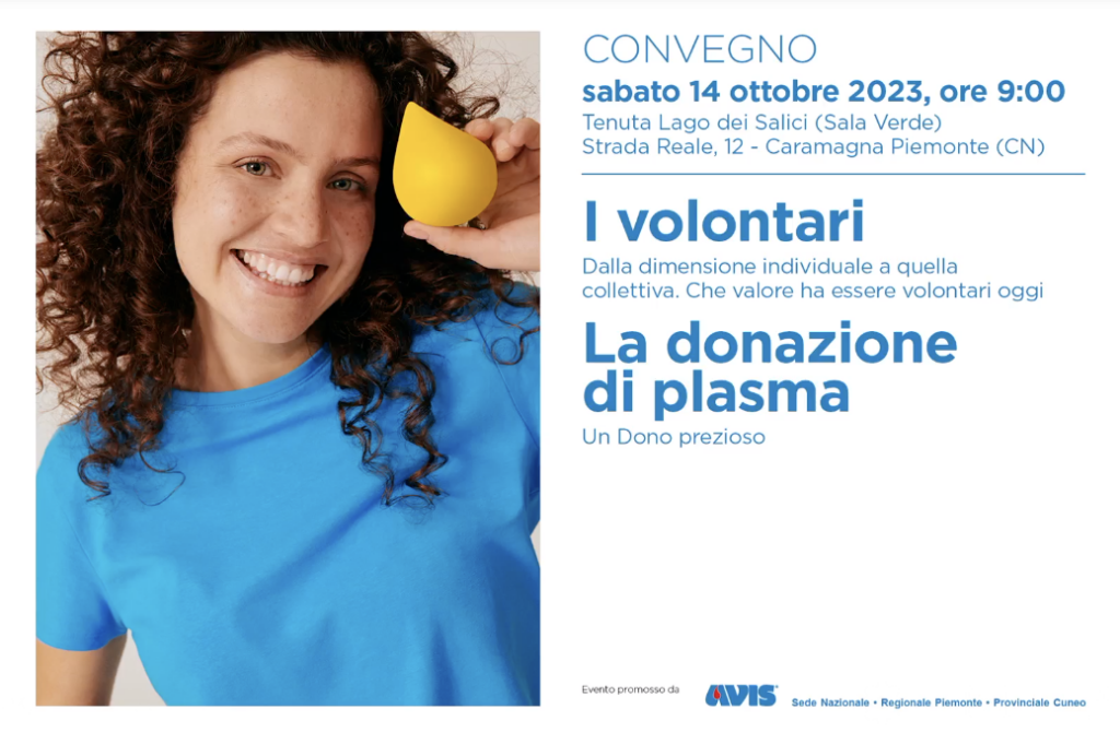 Convegno "La donazione di plasma - Un dono prezioso"